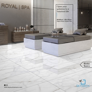 Skytouch gốm 2x4 hiện đại vitrified gạch lát sàn 600x1200 đá cẩm thạch sứ gạch cho phòng khách giá tốt nhất 600x1200 gốm - Product Image 6