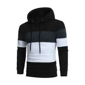 Sudadera con Capucha de Manga Larga para Hombre, al por Mayor, Otoño, Ecológica, de Forro Polar, Color Sólido Personalizado, Estilo Urbano, Casual, Tallas Grandes - Product Image 1