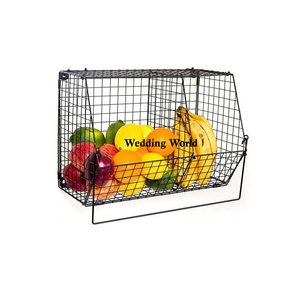 Wholesaler And Supplier Of Metal <b>Basket</b> Classic Designer Handmade <b>Basket</b> Customized Shape Low Price Luxury Metal <b>Basket</b> - Product Image 2