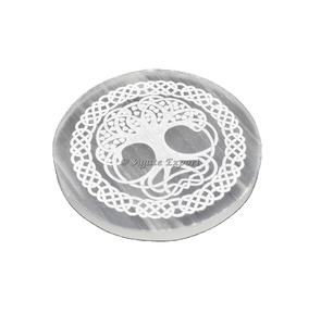 Tre e Of Life Selenite Placa de carga curativa herramientas de selenita - Product Image 1