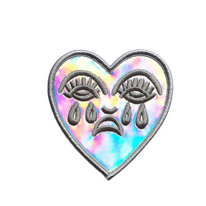 แพทช์ปักลายโฮโลแกรมสีรุ้งแบบกำหนดเอง - Product Image 3