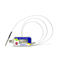 Registrador de datos de temperatura reutilizable FlashLink 200C con sonda criogénica modelo 40565