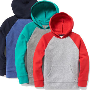 Sweats à capuche surdimensionnés Vente en gros Bonne qualité Sweats à capuche en molleton de coton uni en vrac - Product Image 5