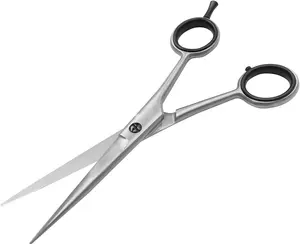 New style Stainless steel barber hair cutting scissors with adjustable finger rest