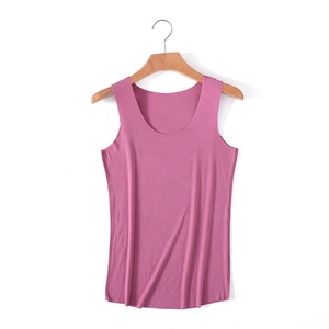 Camiseta sin mangas sexy para mujer, ropa de dormir sedosa, top informal en LICRA - Product Image 3