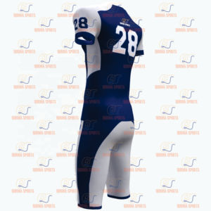 Manga corta Nuevo diseño Sublimación Uniforme de fútbol americano Transpirable Tallas grandes Característica - Product Image 3