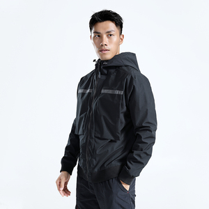 Veste de sport d'hiver de haute qualité pour hommes, col rond respirant à séchage rapide, matériau 100% coton à faible taux - Product Image 4