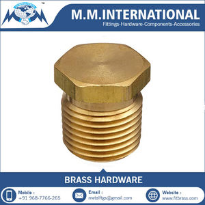 Tapones de latón de alta calidad, accesorios de tubería de latón genuino, para India, M. M. Internacional - Product Image 3