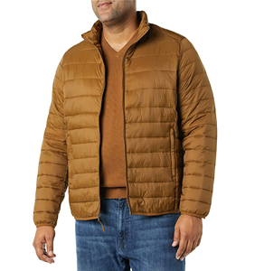 Coupe-vent matelassé en duvet pour hommes, léger, imprimé personnalisé, longues manches, veste bouffante et étanche pour hommes, 2022, léger - Product Image 4