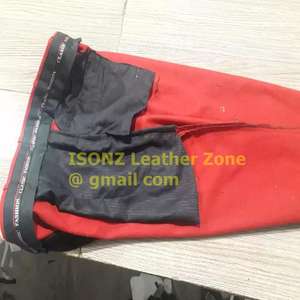 Traje de Papá Noel de Navidad Unisex, tela de cuero, cintura media, a prueba de viento, antiarrugas, patrón bordado, novedad, disfraz de Papá Noel - Product Image 3