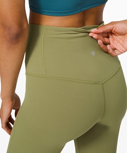 Leggings de yoga taille haute personnalisés très vendus tissu tricoté respirant avec logo personnalisé imprimé - Product Image 5