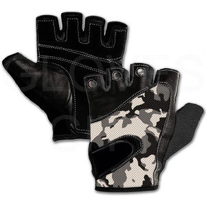 ถุงมือนีโอพรีนบุนวมครึ่งนิ้วสำหรับทั้งชายและหญิงถุงมือออกกำลังกายยิมกีฬาสำหรับยกน้ำหนัก - Product Image 1