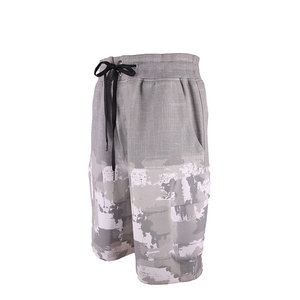 Pantalones Cortos Deportivos para Hombre de Alta Calidad, Antiarrugas, Transpirables, de Secado Rápido, con Cordón Ajustable, Logotipo de Gel de Silicona, Impresión, Poliéster y Algodón - Product Image 1