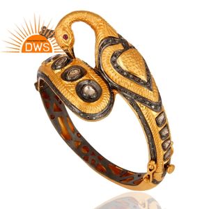 Bracelet en argent Sterling pour femmes, bijoux en forme de paon, ensemble Design, meilleure vente - Product Image 3