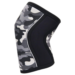 XL 7mm d'épaisseur néoprène genouillère respirant Spandex Nylon EVA Compression Fitness Powerlifting accroupi genouillères protecteur - Product Image 3