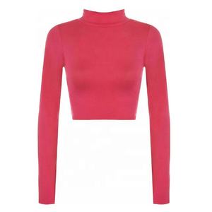 PIHA SPORTS Camiseta sin mangas de cuello redondo para mujer, de algodón grueso y forro polar, tejido elástico ecológico, cálida, de manga larga, para fiesta - Product Image 6