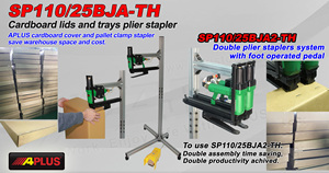 APLUS 777/16BJA2-TH AUTOMATIC Double air Plier Carton Staple Gun With Tool <b>Holder</b>, Remote <b>Control</b> Trigger, 25mm Length - Product Image 4