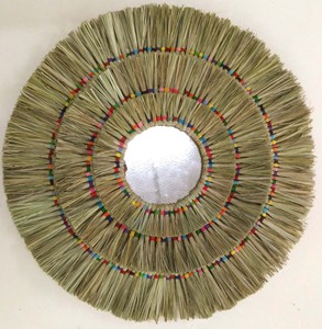 กระจกแขวนผนัง macrame กระจกตกแต่งบ้านแบบแขวนทำมือ2025 - Product Image 1
