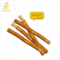 MEILLEURE QUALITÉ Al-MUMEEZ Peelu Miswak Certifié PCSIR, Miswak Naturel pour Blanchir les Dents, Bâtonnet de Nettoyage Dentaire, Hygiéniquement Emballé sous Vide