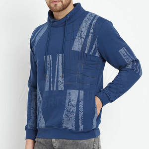 Top Sale <b>Men's</b> <b>Hoodie</b> Custom Design with <b>Lined</b> Zipper Embroidered Over-sized <b>Fleece</b> Made in Pakistan High Quality - Product Image 2