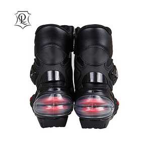 Calzado Deportivo de Motociclismo QUICK LEATHER, Impermeable, Resistente al Fuego, Anti-UV, Transpirable, de Cuero, Tallas Grandes, para Motocross - Product Image 6