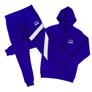 Sudadera con Capucha y Pantalones Deportivos Personalizados con Logotipo Bordado en Color Fluorescente para Hombre, Sudadera con Capucha Deportiva de Alta Calidad - Product Image 4