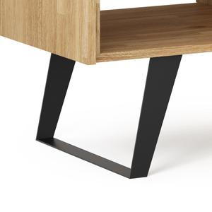 โต๊ะกาแฟทำจากไม้เนื้อแข็งและขาโลหะเฟอร์นิเจอร์ห้องนั่งเล่นสำหรับใช้ในบ้านงานหัตถกรรมอินเดีย - Product Image 5