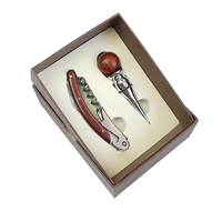 Kit de vin en acrylique avec bouchon de bouteille, ouvre-bouteille, ouvre-vin pour serveur et ami