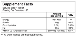 Complément alimentaire Vitamine D3 en gélules molles 5000 UI pour adultes, favorisant la santé des dents et des muscles, l'absorption du calcium - Product Image 2