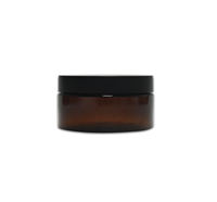 Wadah Plastik Kemasan Krim Rambut, Wadah Kosong Hewan Peliharaan Bulat 200G Amber, Lilin Rambut