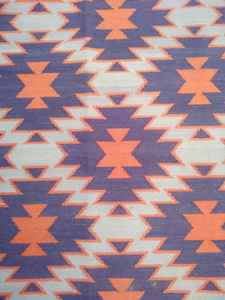 Skykilim — tapis de course pour adulte, housse de tapisserie et tabouret, en tissu dcurrie, tissée à la main, coton fin, Design personnalisé, 100% coton géométrique - Product Image 4