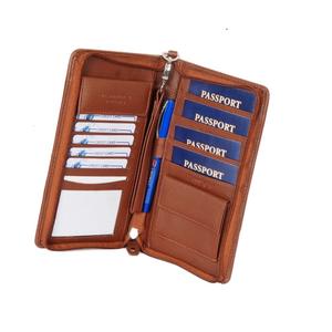 High Quality Custom Logo PU Leather <b>Travel</b> <b>Wallet</b> Personalized Accessories - Product Image 1