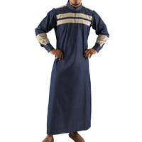 Nouvelle Tunique Daffah Qamis Homme Grande Taille Hiver Longue et Élégante Style Sportif de Luxe, Thobe Arabe Respirant et Séchage Rapide de Haute Qualité