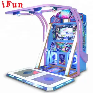 Ifun Parque Venda Quente XUANWU SHIJI Jogo De Dança Coin Operated Jogo Popular Dance Arcade Game Machine Dance Machine