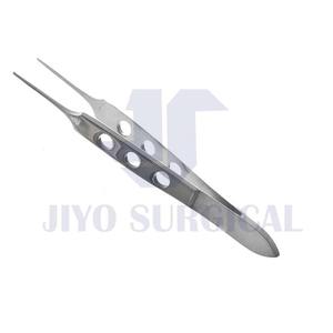 Bishop-Harmon, fórceps de vendaje de dientes dentados entrecruzados, instrumento médico oftálmico Manual de acero inoxidable - Product Image 4