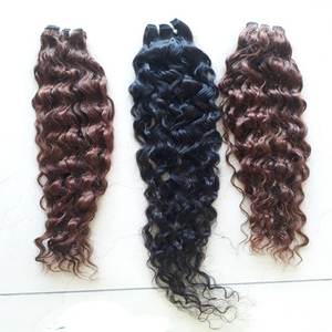 Extensiones de cabello humano indio, calidad Superior, sin enredos ni caída, doble trama - Product Image 1