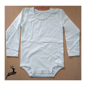Nuevo Pelele de Bebé Unisex de Otoño, Fabricado en Tirupur, India, de Punto con Spandex/Fibra de Bambú, Manga Corta y Botones a Presión - Product Image 3