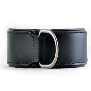 Strong Sturdy & Practical Leather <b>Dog</b> <b>Collar</b> Handmade Custom Design Heavy Duty Padded Pet <b>Collar</b> with Double Pin Buckle & D Ring - Product Image 6