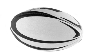 Blanc moderne ballon de rugby - Product Image 4