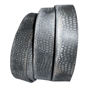 Cordon en cuir plat vintage de 20mm de large de 2mm d'épaisseur, teinture naturelle pour les bijoux et les composants. - Product Image 5