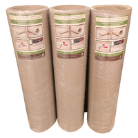 Rouleau de papier de protection pour sols industriels avec papier spécial non couché 42" x 100" recyclable pour la protection temporaire contre les éclaboussures de peinture