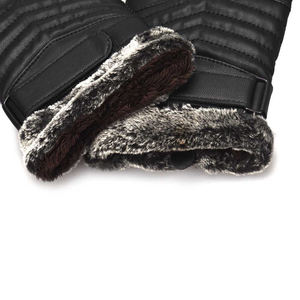 ถุงมือหนังวัวสีดำสำหรับผู้ชายใช้ในชีวิตประจำวัน/กลางแจ้งเหมาะสำหรับหน้าหนาว - Product Image 3