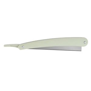 Maquinilla de afeitar con mango de acero para hombre, maquinilla de afeitar con borde recto de barbero, plegable, de Metal, con borde Vintage - Product Image 6