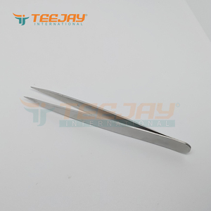 Nouveau Gros 9.5 cm Argent pince à sourcils Inclinée pointe Bien Conçu Pointe Fantaisie poignée Meilleur Pour sourcils cheveux plumer - Product Image 6
