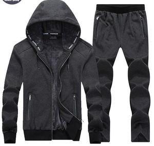 Ensemble survêtement automne hiver pour hommes survêtement personnalisé vente en gros de survêtements grande taille respirant adapté à la maternité - Product Image 2
