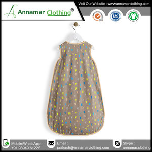 Saco de dormir de punto para bebé personalizado muselina de algodón jersey único saco de algodón entrelazado bebé animal saco de dormir recién nacido - Product Image 4