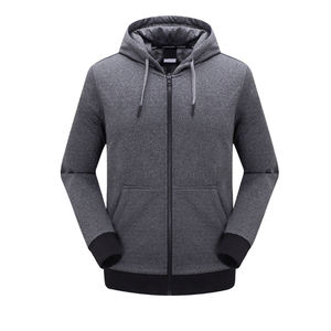 Découvrez le style tendance Confort ultime Vente en gros OEM ODM Sweat à capuche zippé à manches longues pour hommes, tenue décontractée - Product Image 4