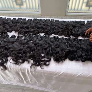 Pelo peruano Virgen sin procesar de doble estirado de grado 10a, paquetes de pelo peruano, tejido de cabello humano natural peruano virgen crudo - Product Image 3