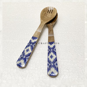 Juran — ensemble de serveurs à salade en bois, 2 pièces de haute qualité et meilleure fabrication à bas prix pour la vente en gros - Product Image 4