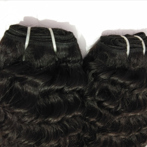 Extensión de cabello Remy indio completo con cutícula alineada de 30 pulgadas de la mejor calidad, onda negra Natural, sensación de mano suave, humano Natural compuesto - Product Image 1